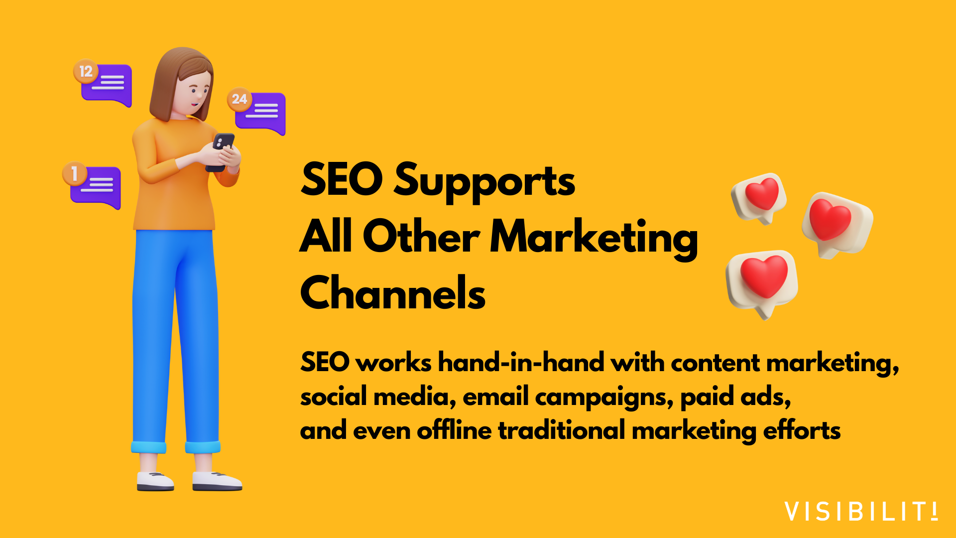 SEO Supports All Other Marketing Channels - VISIBILITI SG