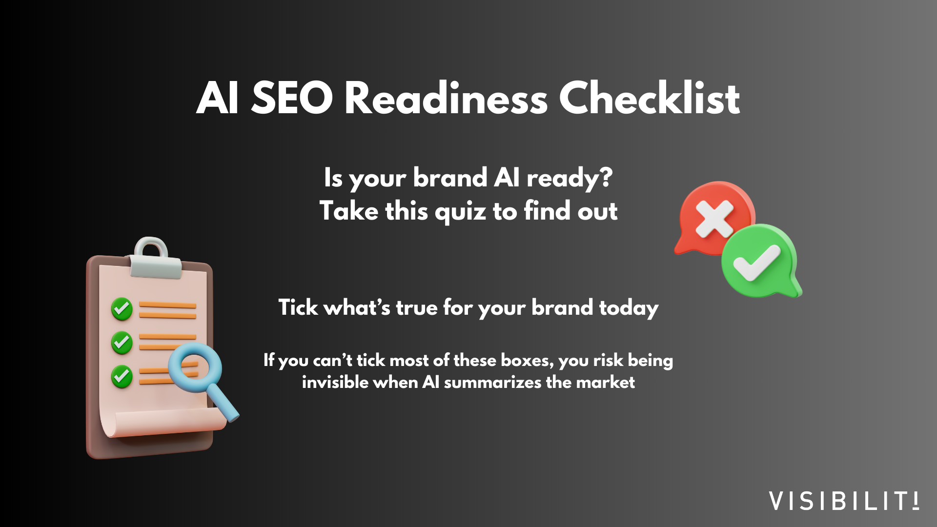 AI SEO Readiness Checklist - Intro to AI SEO Part 1 - VISIBILITI SG